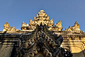 Mahar Aung Mye Bon San Monastery built in 1822, Inwa, near Mandalay, Myanmar (Burma), Asia 